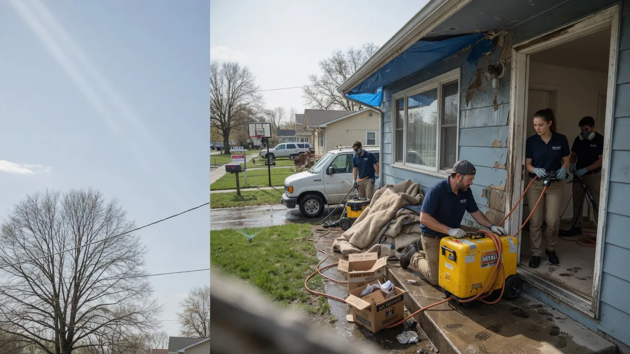 Basement Flood Cleanup in Versailles, IN near me
